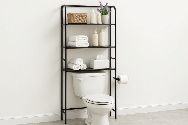 20 Over The Toilet Bathroom Storage Shelf Free Standing Space Saving Organizer Rack